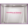 Stickers-Promotions de Printemps-SOLDES-vitrine-devanture-boutique-lettrage adhesif-autocollant geant