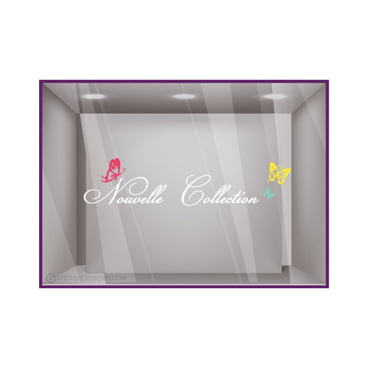 Sticker Nouvelles Collections Papillons