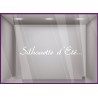 Sticker Silhouette d'Eté vitrophanie adhésif autocollant vitrine commerce mode parfumerie institut de beaute opticien pharmacie