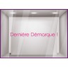 Sticker dernière Démarque soldes promotions offres promotionnelles destockage braderie liquidation vitrophanie calicot mode