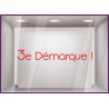 Sticker 3e Démarque destockage braderie soldes promotions offres promotionnelles lettrage adhesif mode parfumerie calicot 