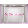 Sticker 3e Démarque destockage braderie soldes promotions offres promotionnelles lettrage adhesif mode parfumerie calicot 