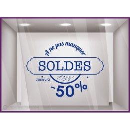 Sticker Soldes Hipster