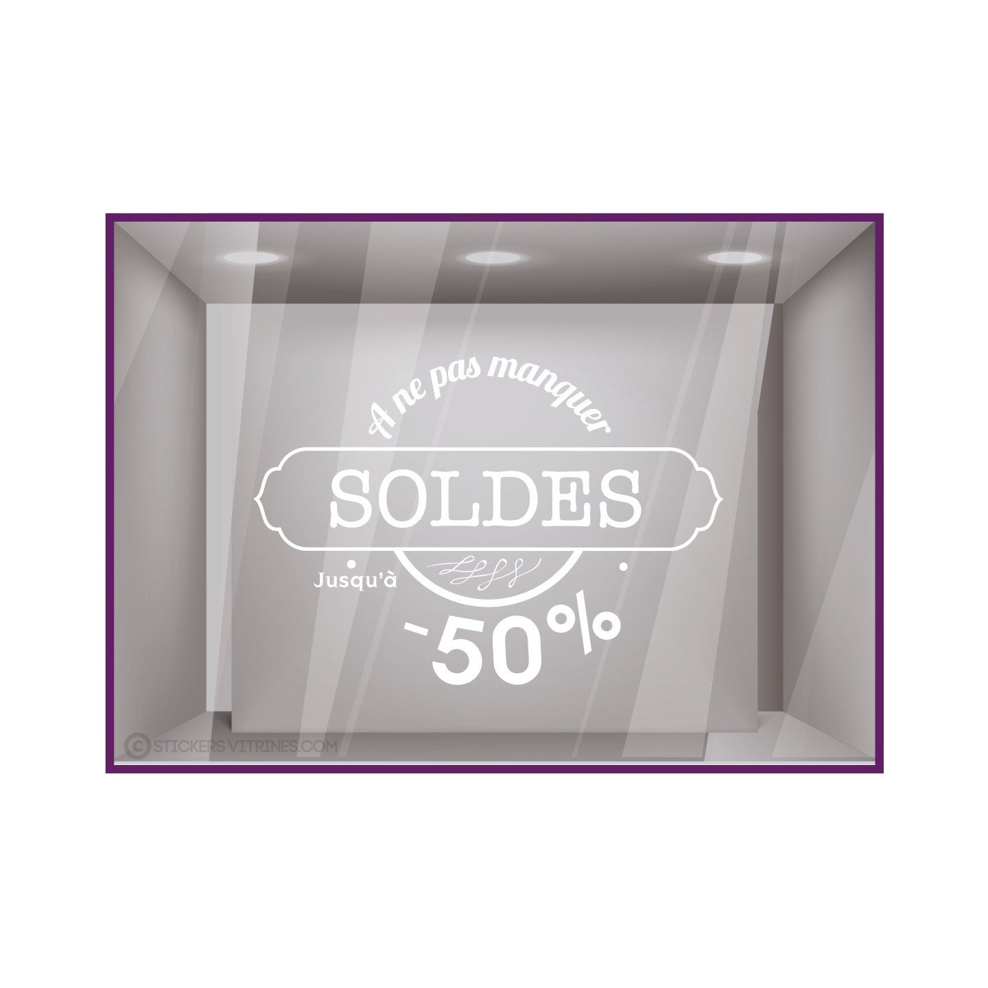 Sticker Soldes Hipster