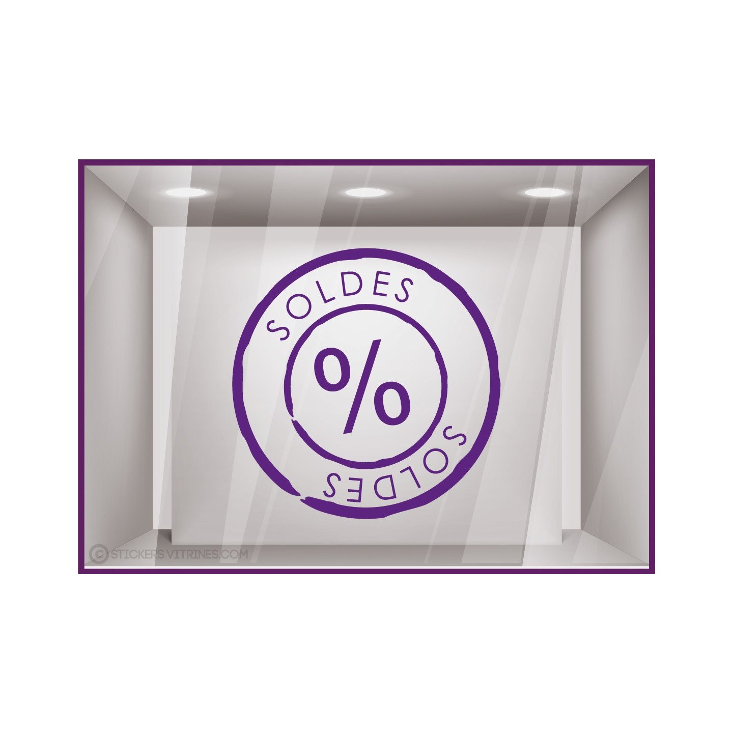 Sticker Tampon Soldes destockage demarque braderie liquidation offres promotionnelles promotions mode chaussures