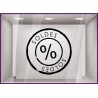 Sticker Tampon Soldes destockage demarque braderie liquidation offres promotionnelles promotions mode chaussures