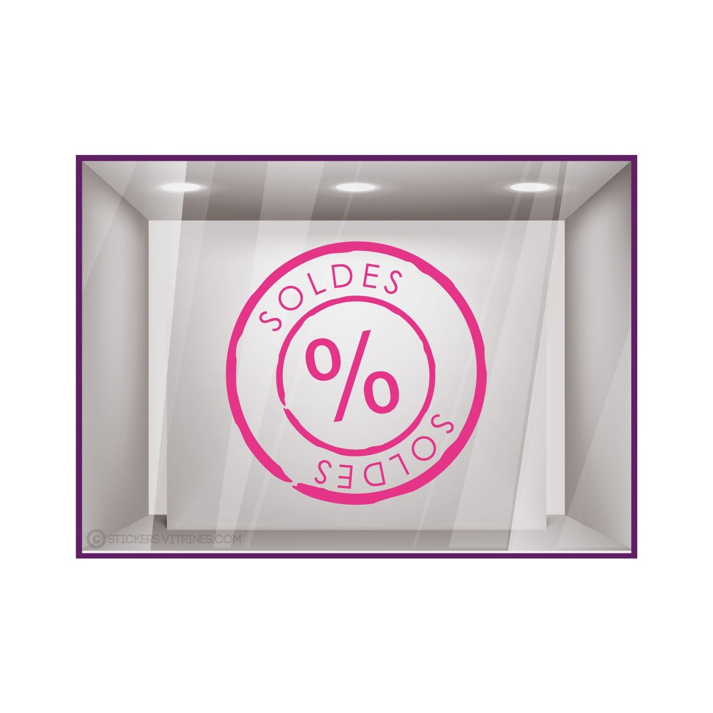 Sticker Tampon Soldes destockage demarque braderie liquidation offres promotionnelles promotions mode chaussures