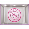 Sticker Tampon Soldes destockage demarque braderie liquidation offres promotionnelles promotions mode chaussures