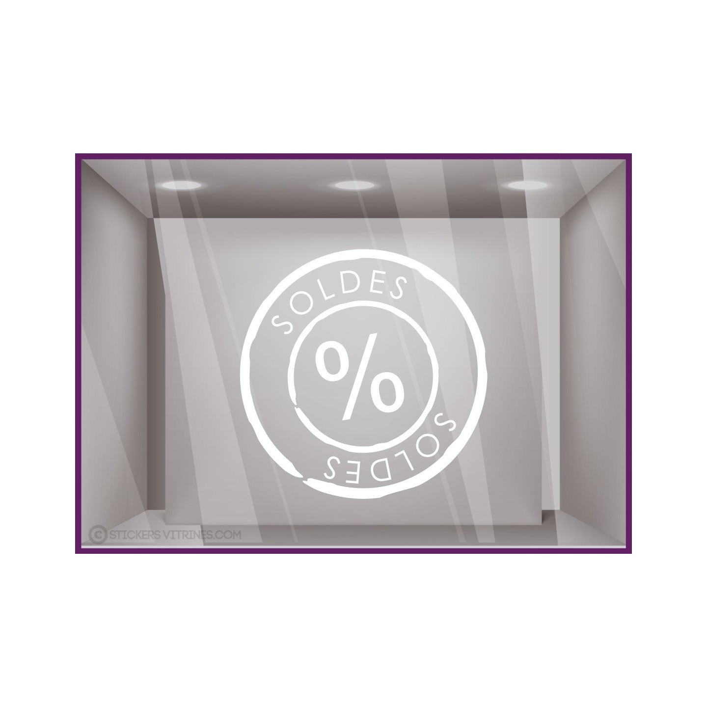 Sticker Tampon Soldes destockage demarque braderie liquidation offres promotionnelles promotions mode chaussures