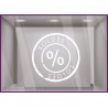 Sticker Tampon Soldes destockage demarque braderie liquidation offres promotionnelles promotions mode chaussures