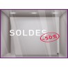 Sticker Soldes Tampon -50% promotion offre promotionnelle destockage braderie liquidation mode chaussure caviste parfumerie 