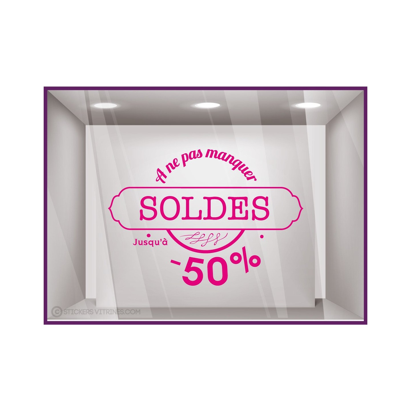 Sticker Soldes Hipster