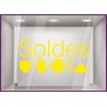 Sticker Soldes Deco article maison décoration lettrage adhésif destockage promotion pas cher liquidation braderie 