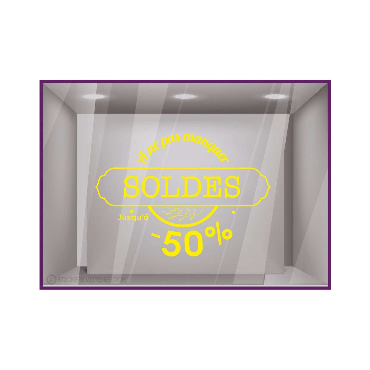 Sticker Soldes Hipster