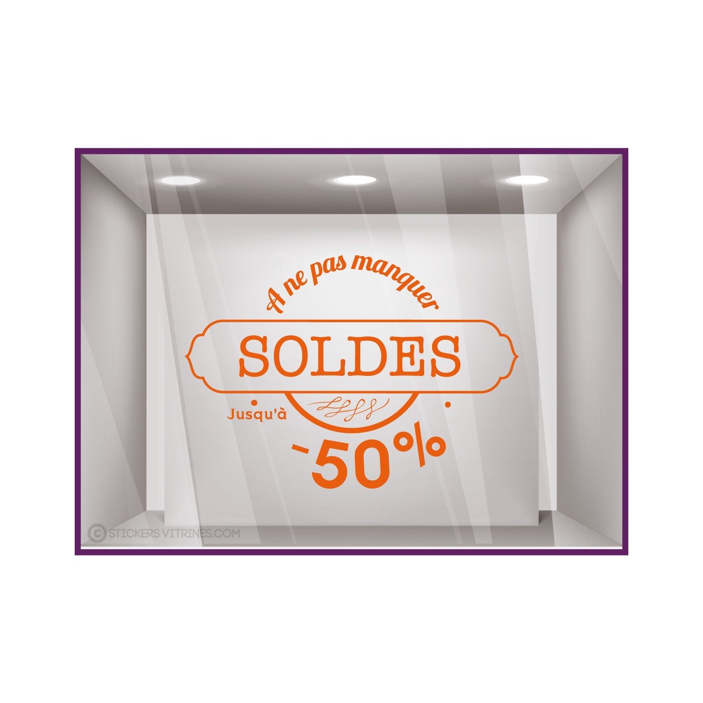 Sticker Soldes Hipster