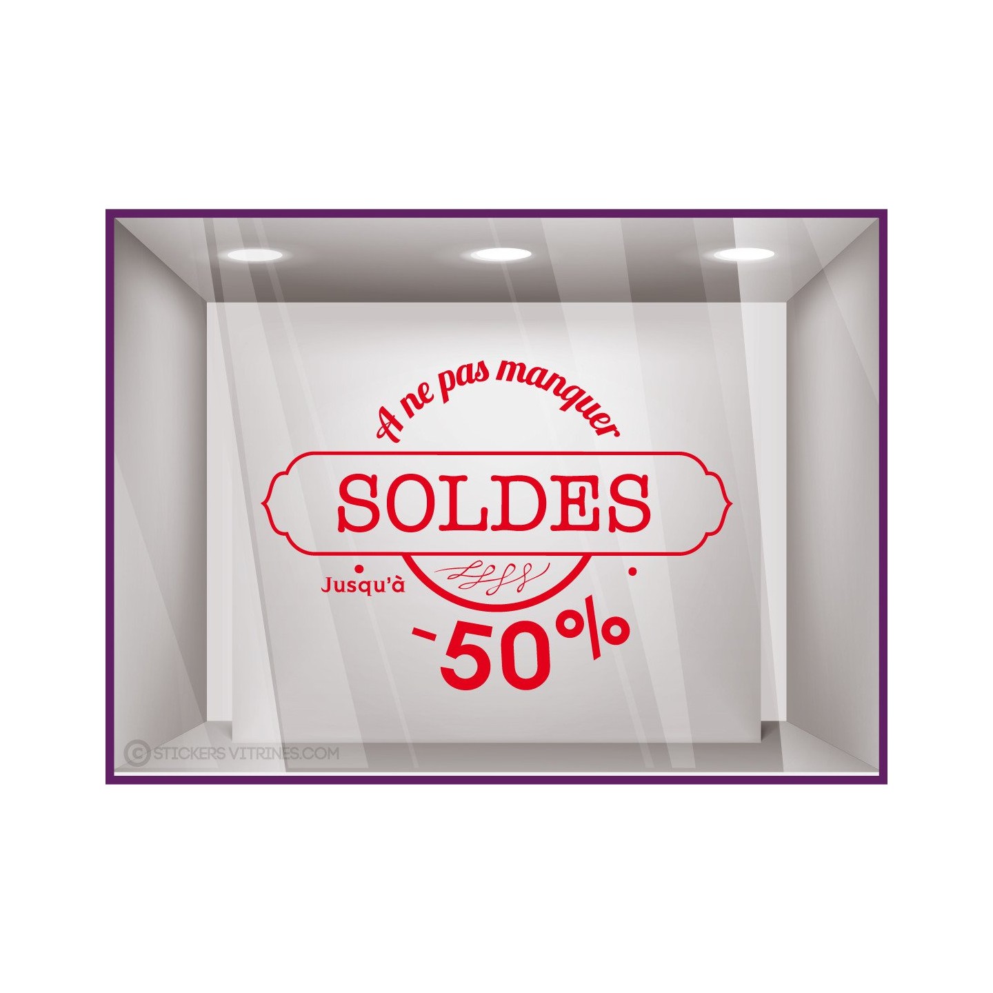 Sticker Soldes Hipster