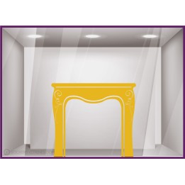 Sticker Cheminée