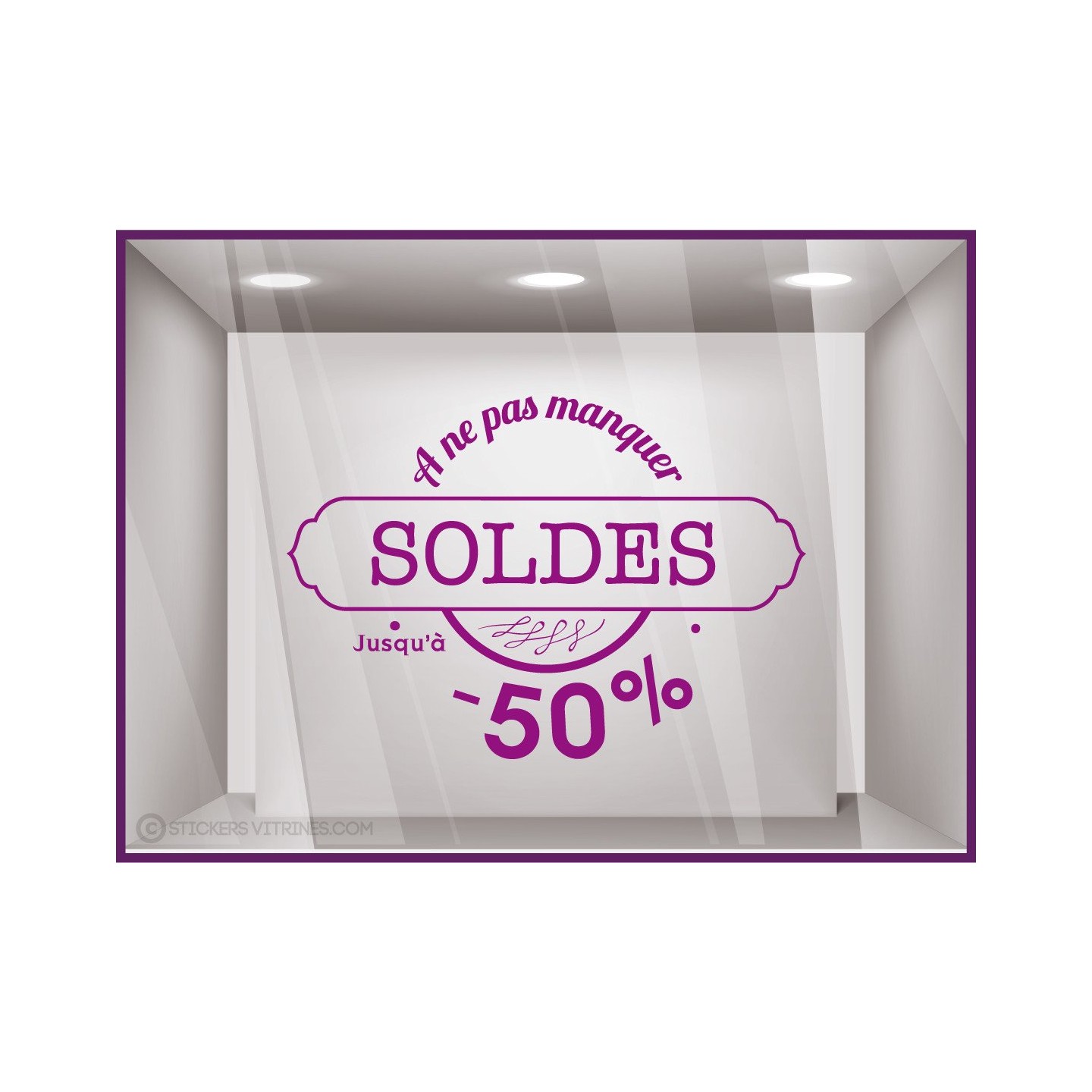 Sticker Soldes Hipster