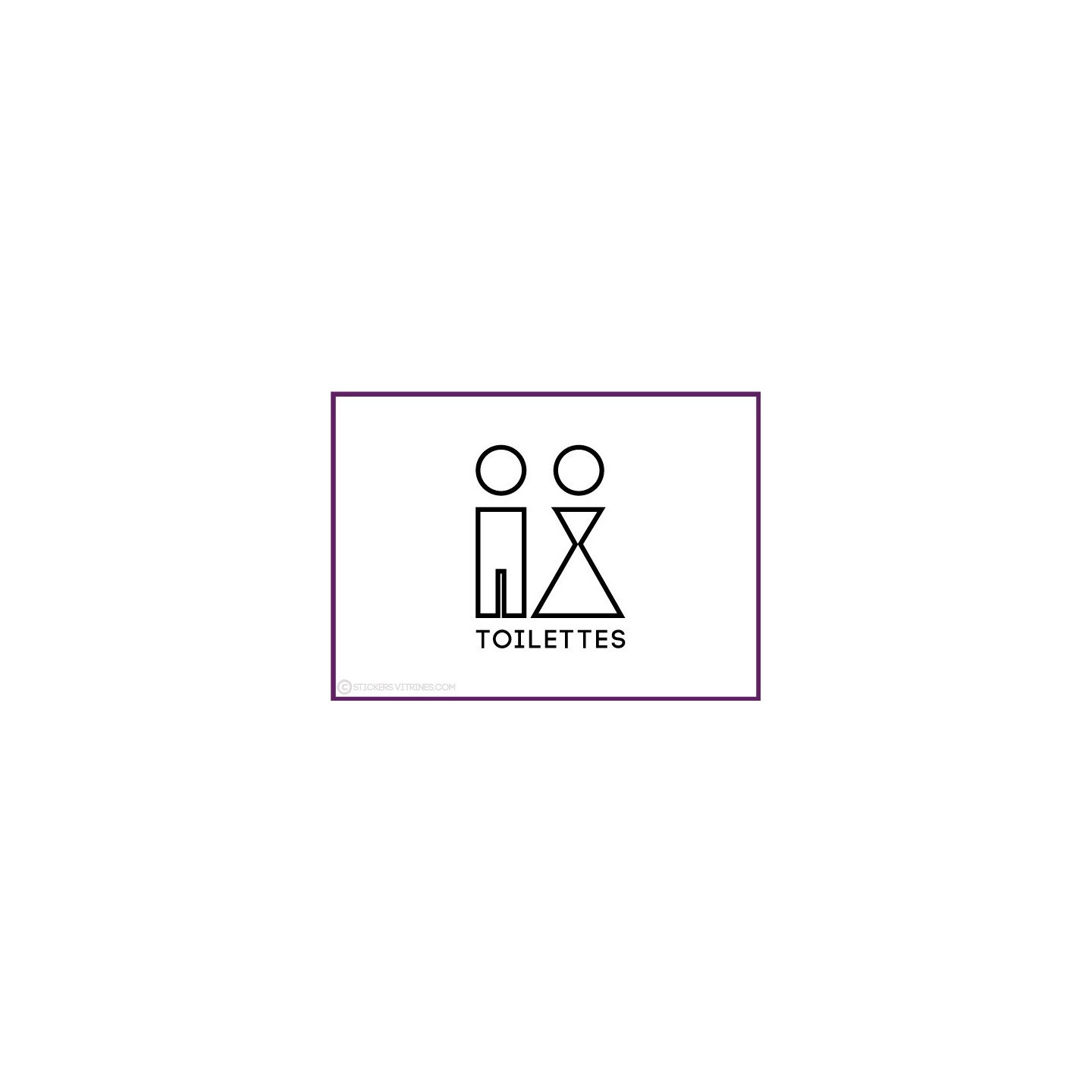 Sticker Toilettes