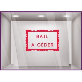 Sticker Bail A Céder