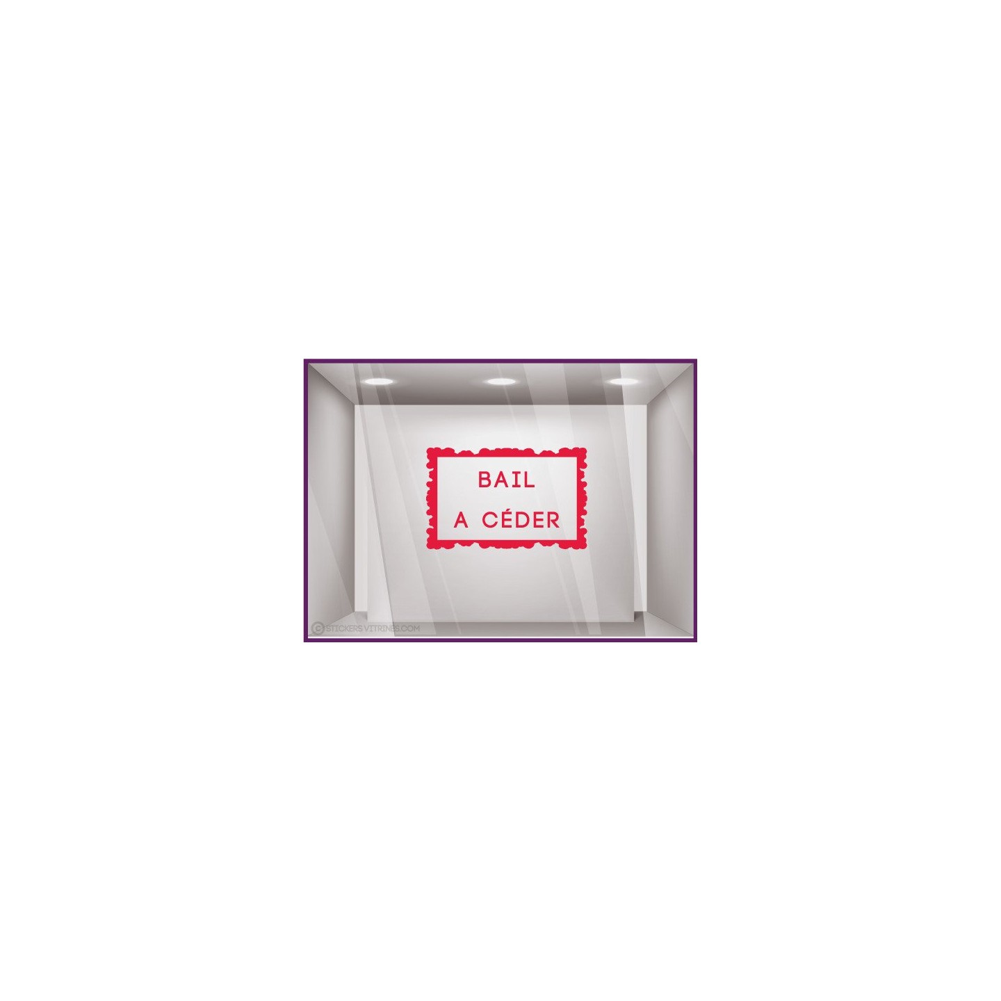 Sticker Bail A Céder