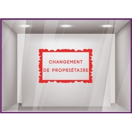 Sticker Changement De Propriétaire