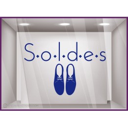Sticker Soldes Chaussures Derbies