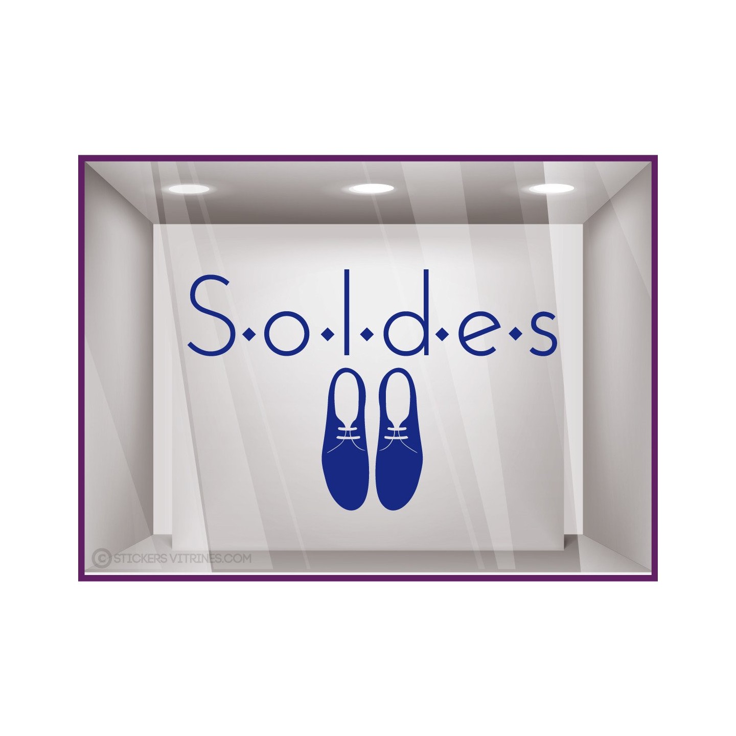 Sticker Soldes Chaussures Derbies