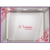 Kit de Stickers Saint Valentin enseigne boutique devanture vitrine lettrage adhesif calicot vitrophanie magasin mode lingerie