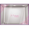 Kit de Stickers Saint Valentin enseigne boutique devanture vitrine lettrage adhesif calicot vitrophanie magasin mode lingerie