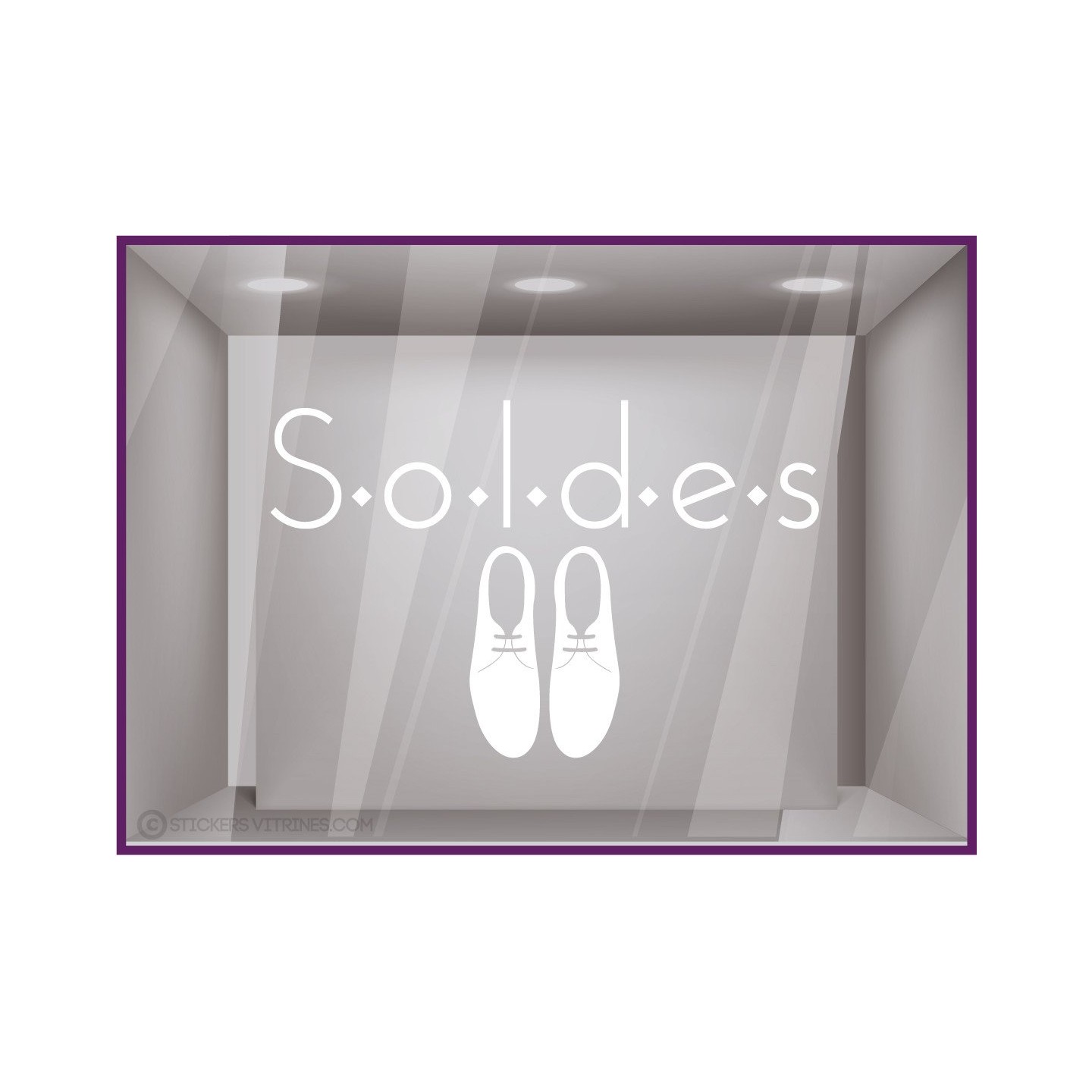 Sticker Soldes Chaussures Derbies
