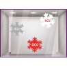 Kit Promotions Flocons -30% -40% -50% pourcentage hiver soldes offre promotionnelle destockage braderie liquidation mode sport 