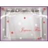 Kit de Stickers Joyeuses Fêtes Noël vitres magasins de mode décoration 