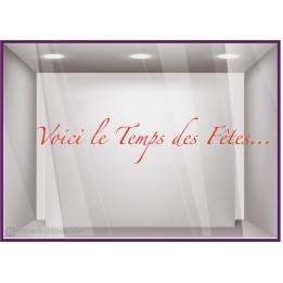 Sticker Voici le temps des F^etes