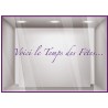 Sticker Voici le temps des F^etes