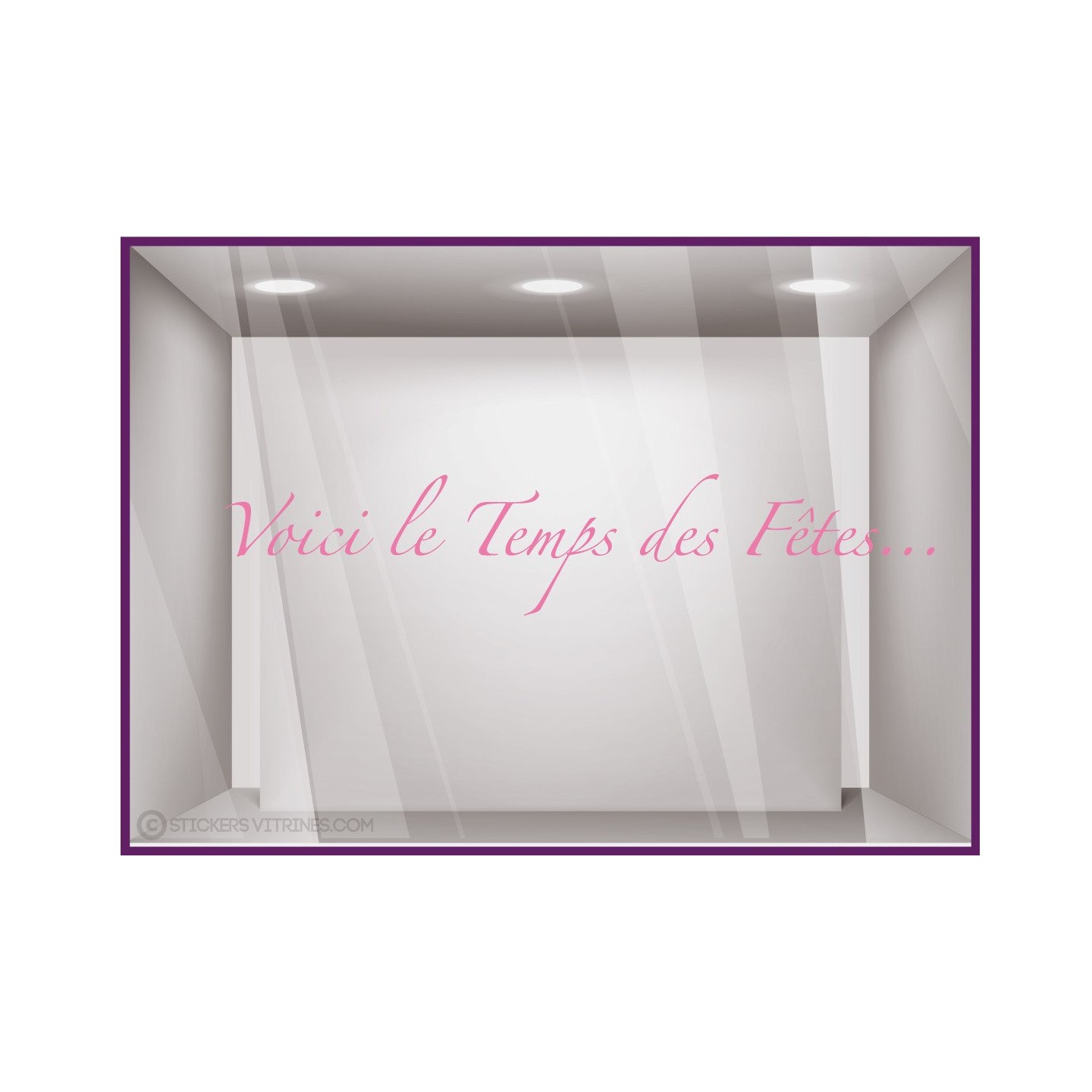 Sticker Voici le temps des F^etes