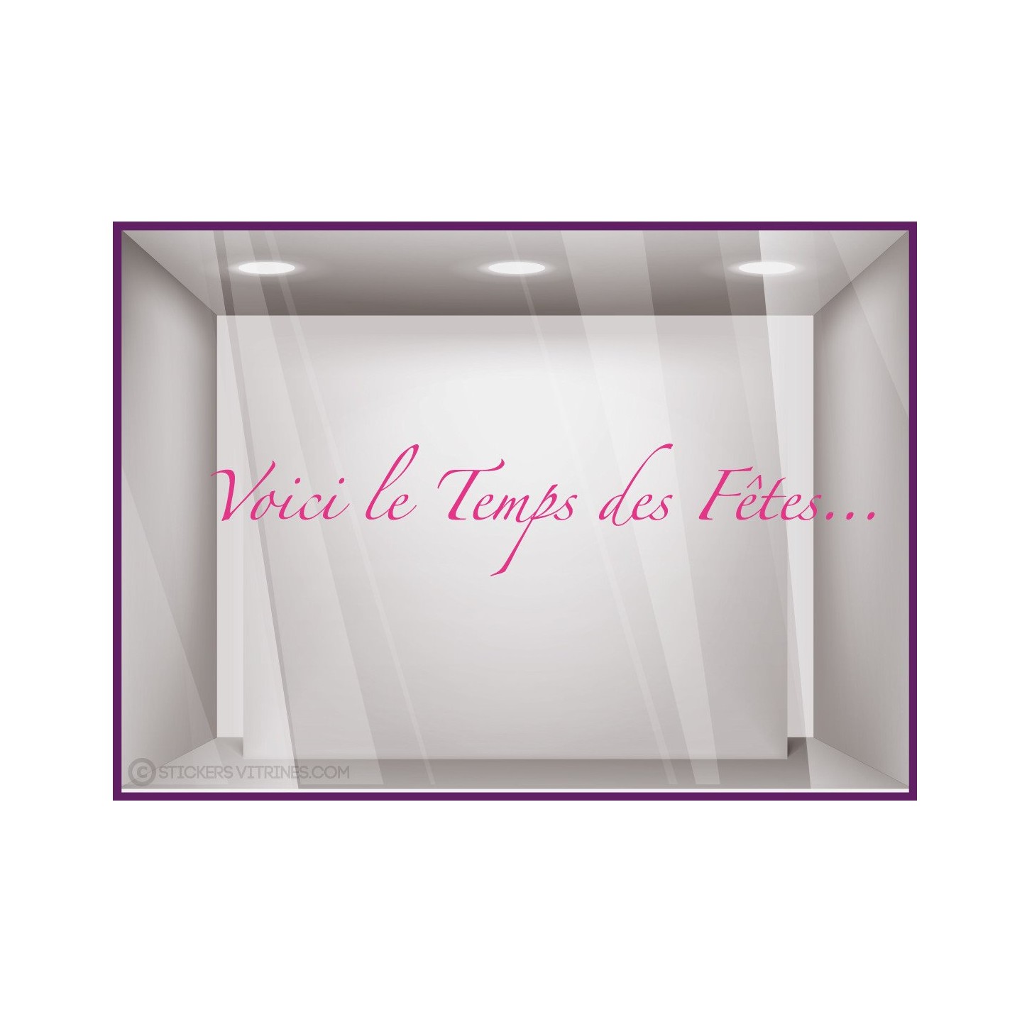 Sticker Voici le temps des F^etes