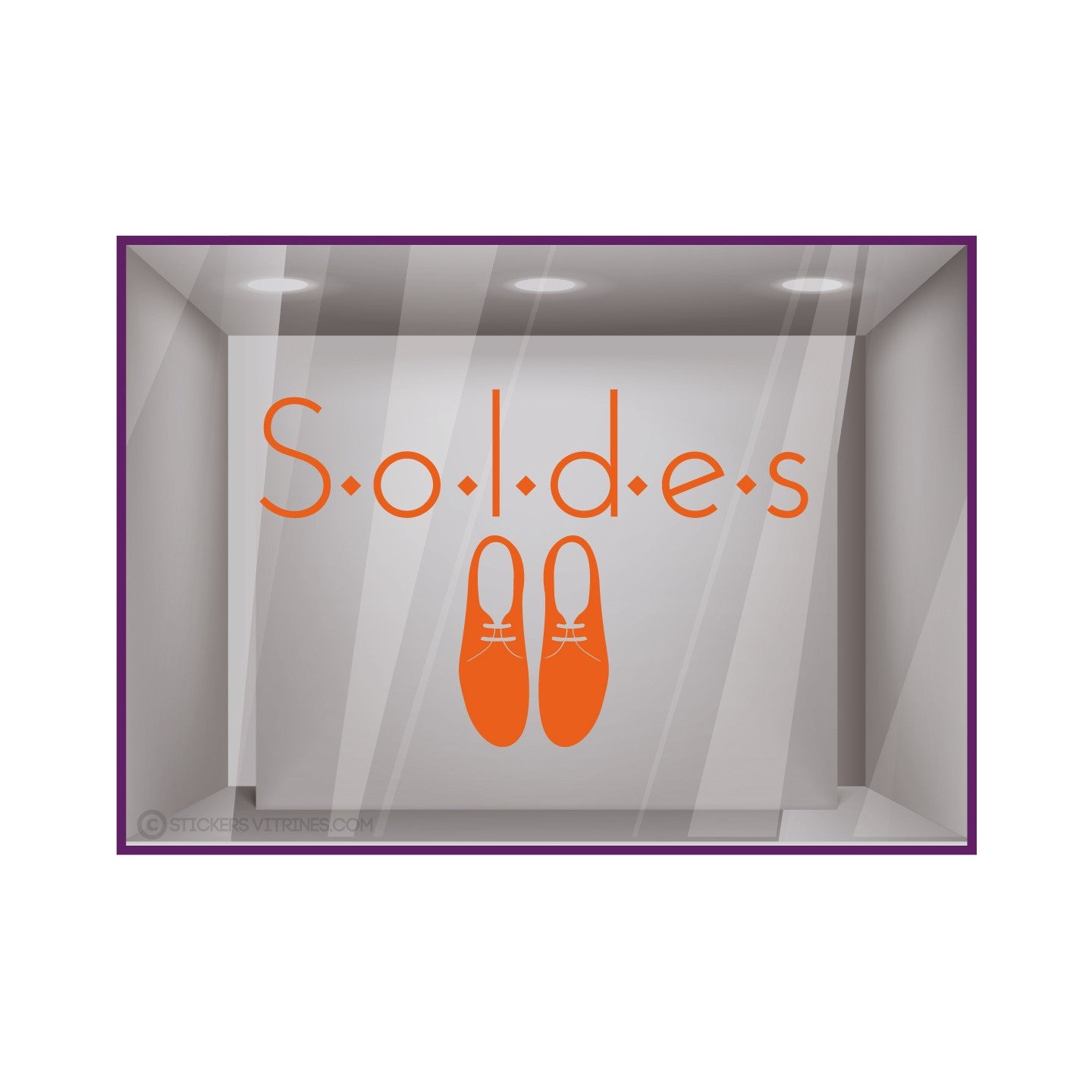 Sticker Soldes Chaussures Derbies