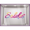 Sticker Soldes Coloris Dégradé