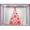 Sticker Sapin noel sticker vitrine magasins facade mode decoration