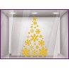 Sticker Sapin noel sticker vitrine magasins facade mode decoration