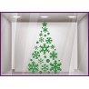 Sticker Sapin noel sticker vitrine magasins facade mode decoration