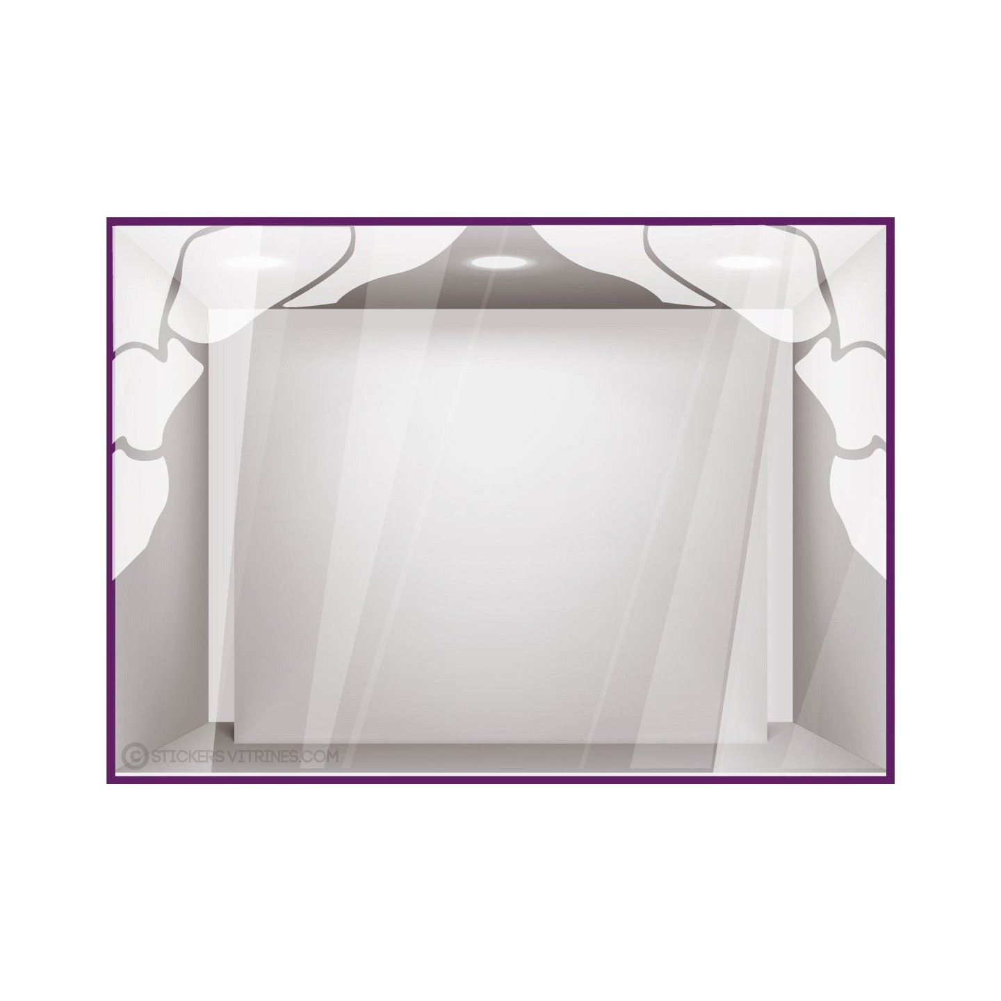 Sticker-Igloo-glace-hiver-decoration-vitrine-neige-devanture-noel-fete