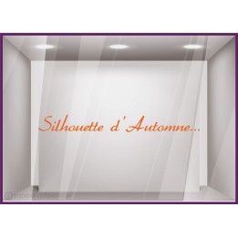 Sticker Silhouette d'Automne...