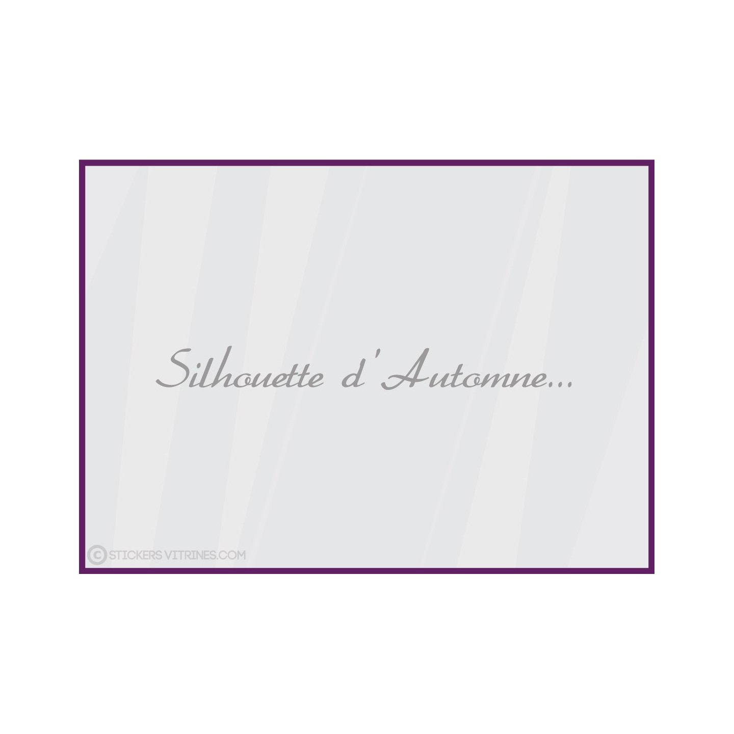 Sticker Silhouette d'Automne...