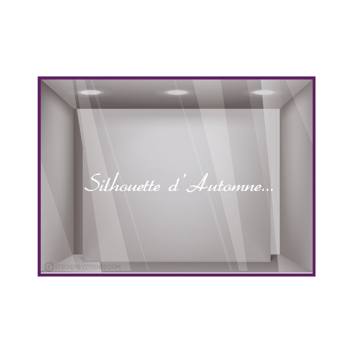 Sticker Silhouette d'Automne...