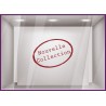 Sticker Nouvelle Collection Tampon magasin mode boutique commerce vitrine devanture bijouterie adhesif lettrage