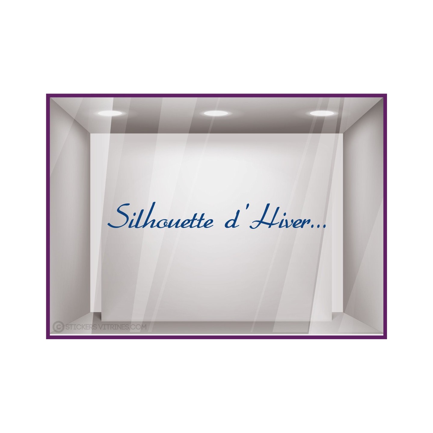 Sticker Silhouette d'Hiver...