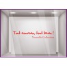 Sticker Tout nouveau, tout beau! nouvelle collection devanture enseigne mode parfumerie chaussure accessoires decoration