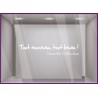 Sticker Tout nouveau, tout beau! nouvelle collection devanture enseigne mode parfumerie chaussure accessoires decoration